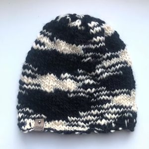 Black & White Chaz Slouchy Beanie